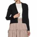 リブニット ボレロカーディガン