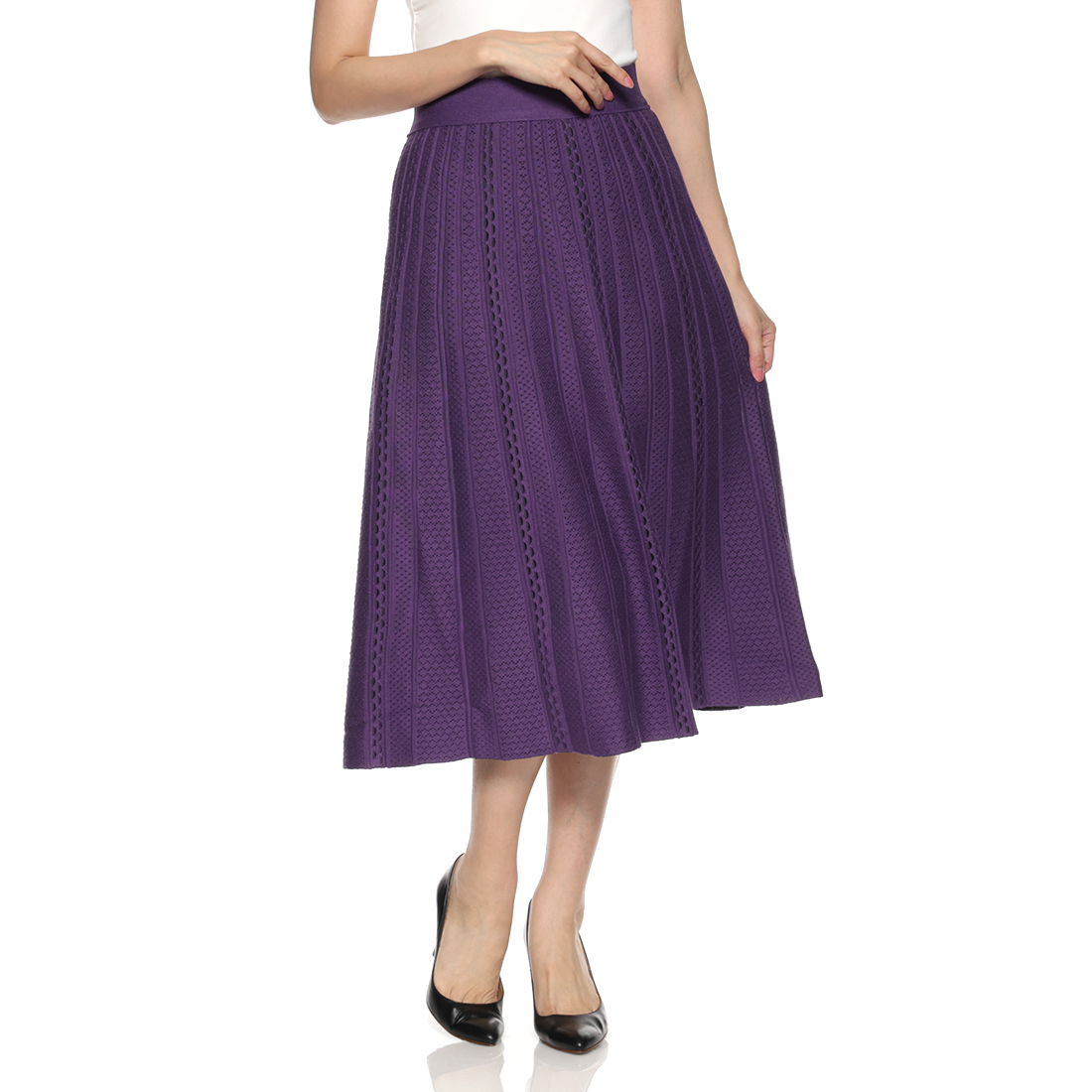 セットアップ ジャカードニットスカート