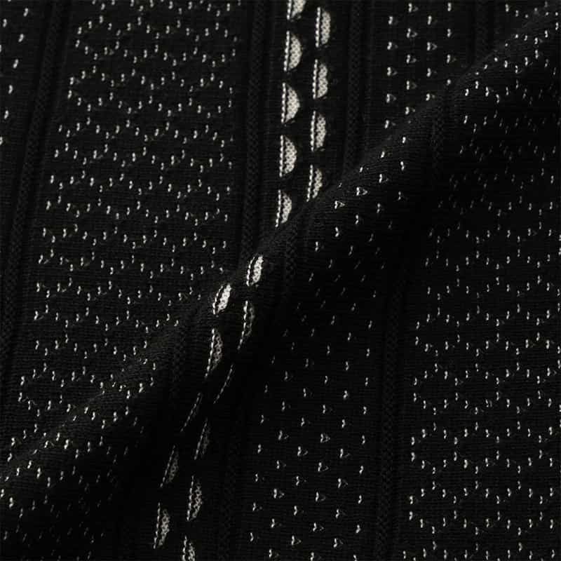 BARNEYS NEW YORK セットアップ ジャカードニットスカート BLACK