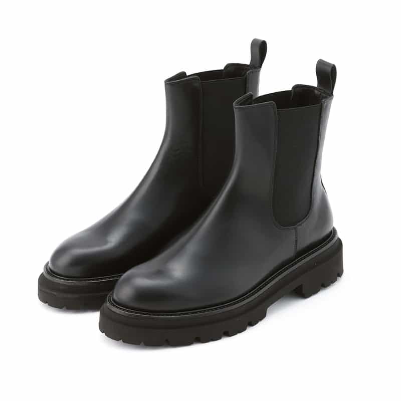 BARNEYS NEW YORK サイドゴアブーツ BLACK