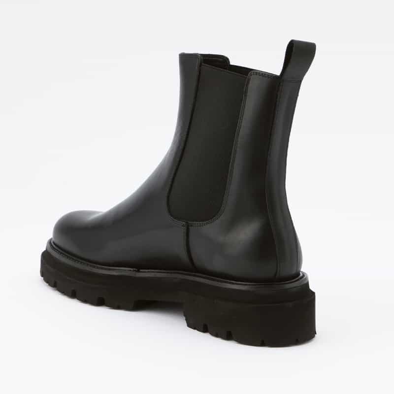 BARNEYS NEW YORK サイドゴアブーツ BLACK