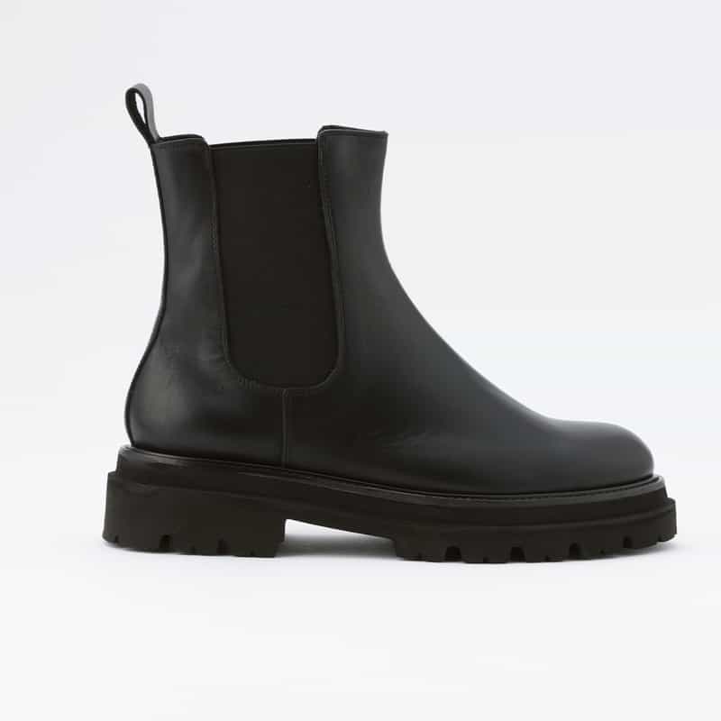 BARNEYS NEW YORK サイドゴアブーツ BLACK