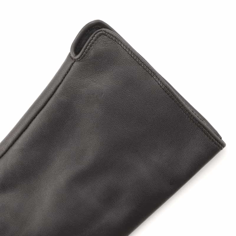 BARNEYS NEW YORK シープスキンレザーグローブ BROWN