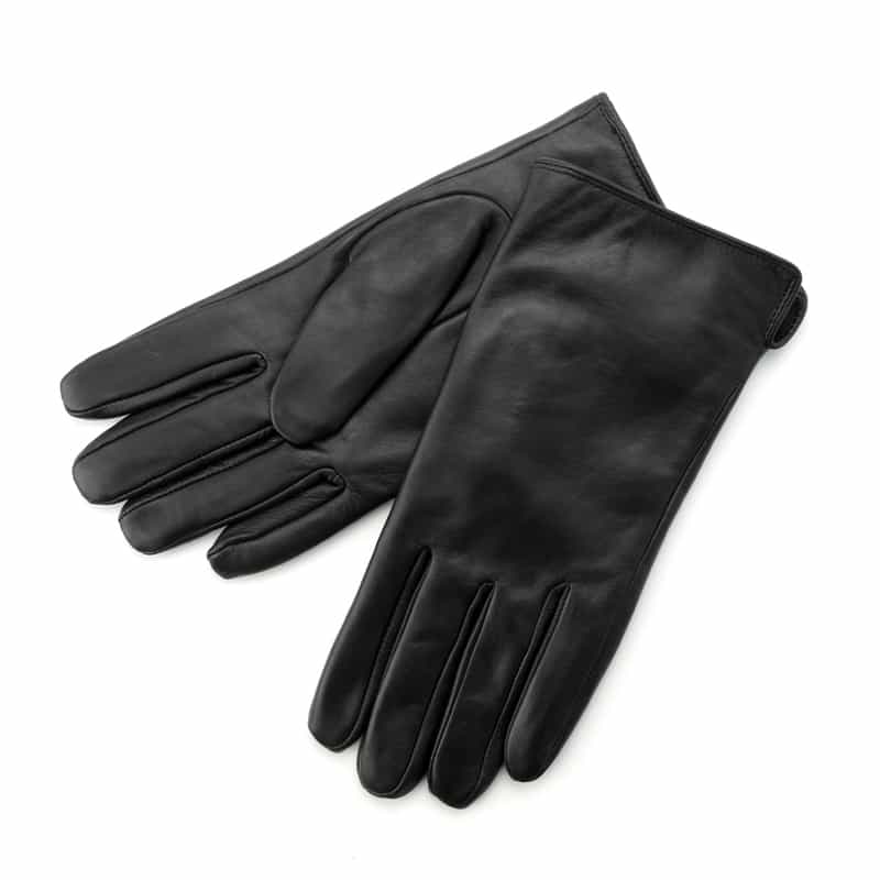 BARNEYS NEW YORK シープスキンレザーグローブ BLACK