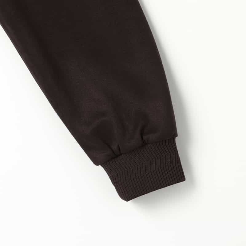 BARNEYS NEW YORK バルスター型フェイクスエードブルゾン BROWN