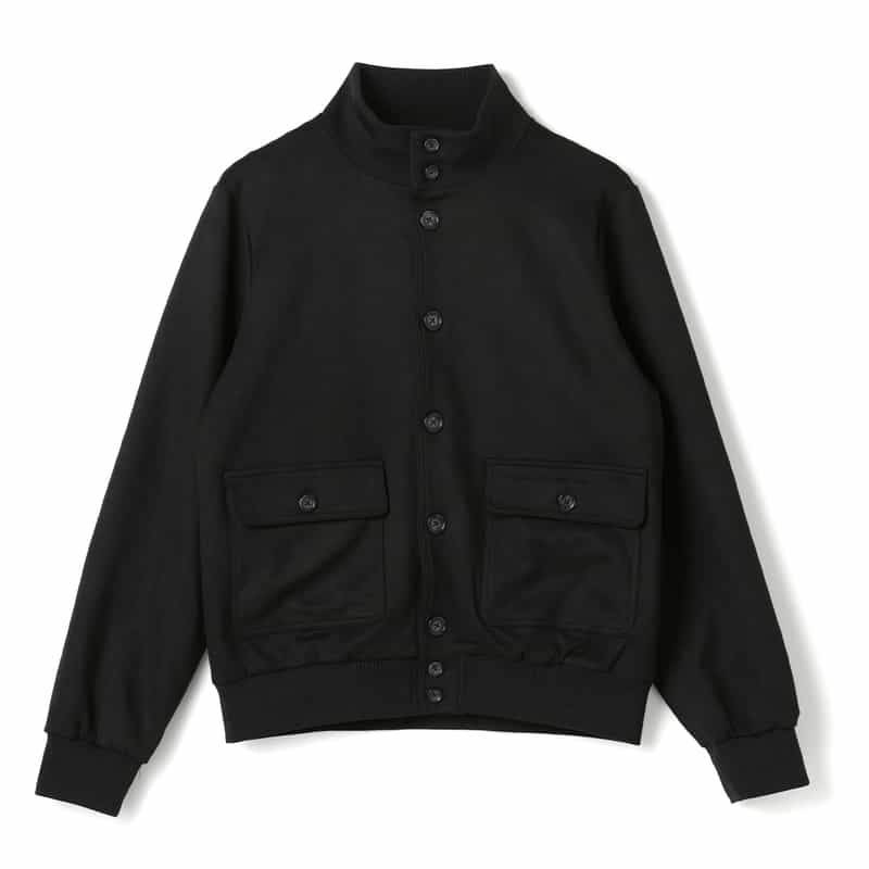バルスター型フェイクスエードブルゾン