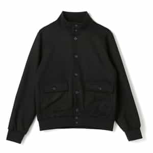 バルスター型フェイクスエードブルゾン