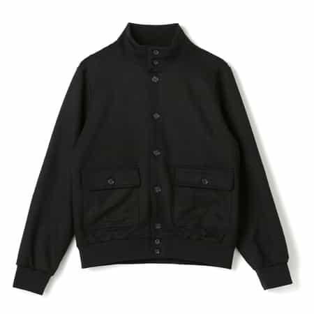 バルスター型フェイクスエードブルゾン