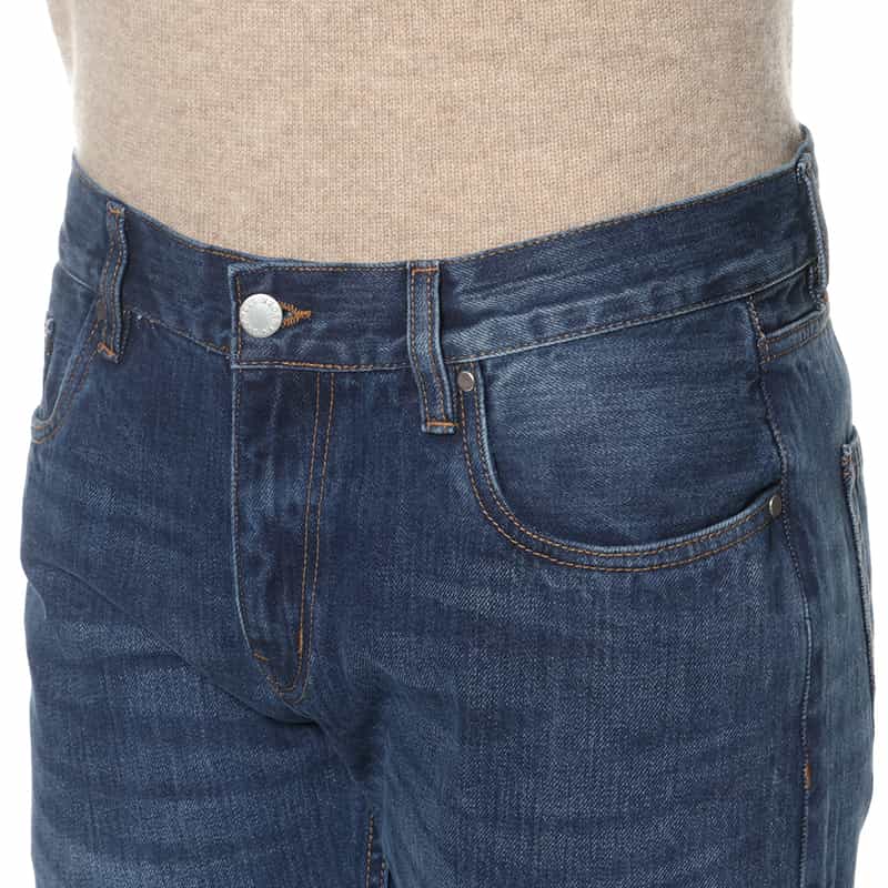 BARNEYS NEW YORK ストレートデニムパンツ BLUE