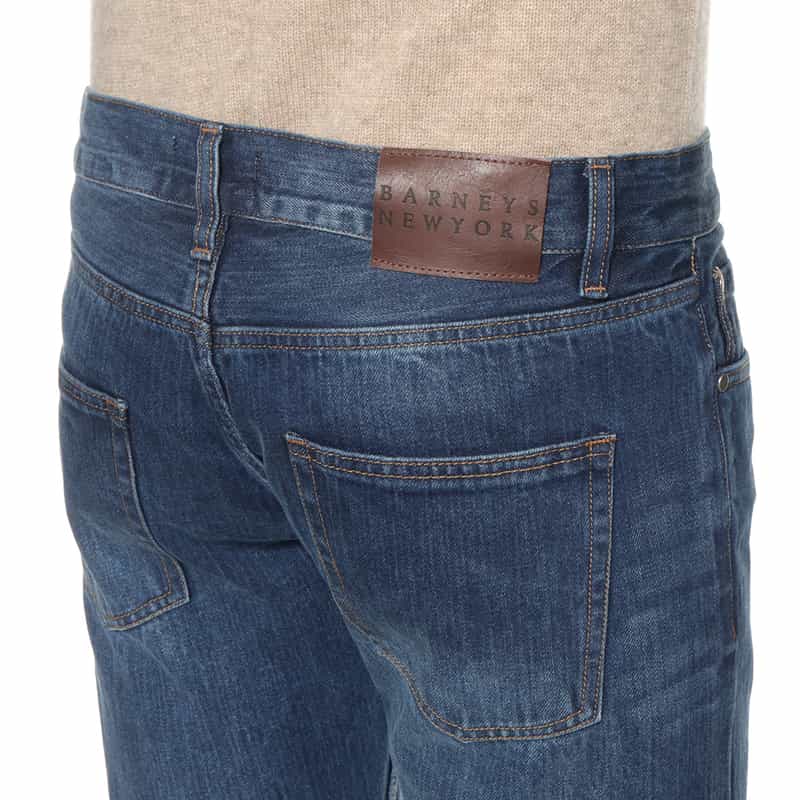 BARNEYS NEW YORK ストレートデニムパンツ BLUE