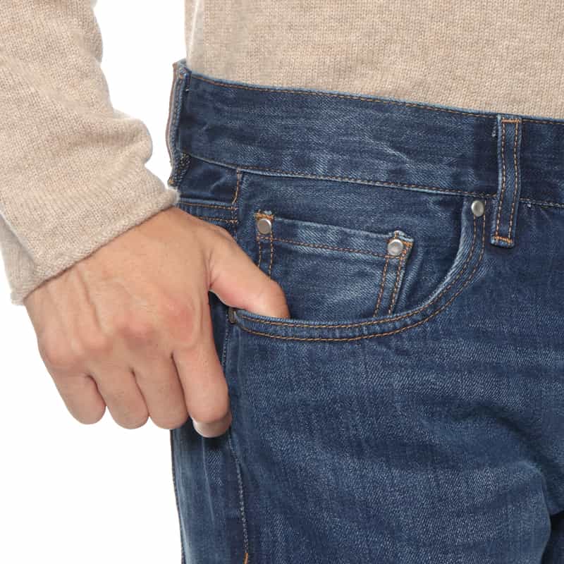 BARNEYS NEW YORK ストレートデニムパンツ BLUE