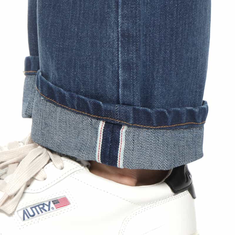 BARNEYS NEW YORK ストレートデニムパンツ BLUE