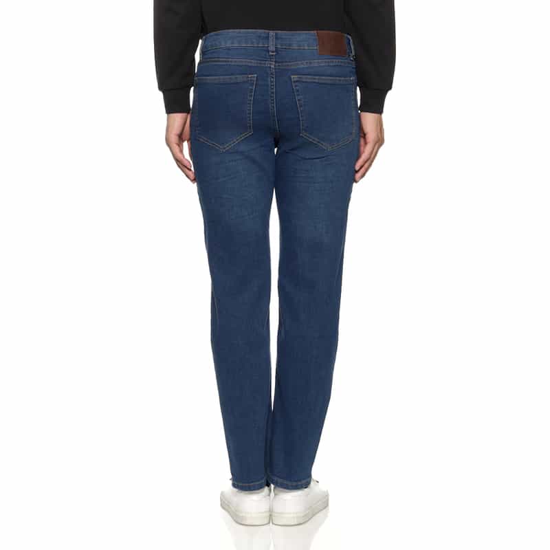 BARNEYS NEW YORK スリムストレートデニムパンツ BLUE