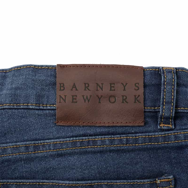 BARNEYS NEW YORK スリムストレートデニムパンツ BLUE
