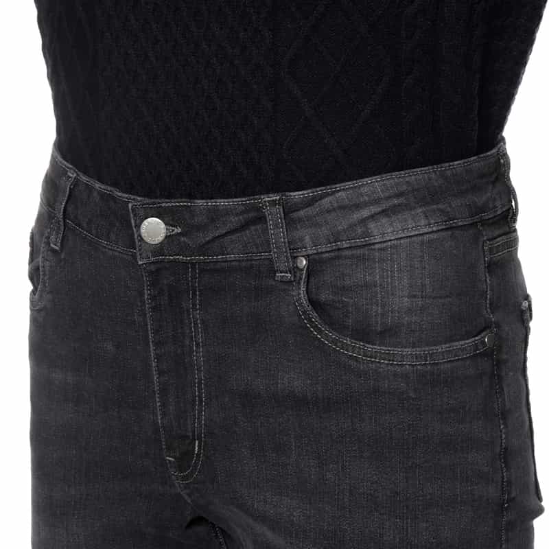 BARNEYS NEW YORK スリムストレートデニムパンツ GRAY