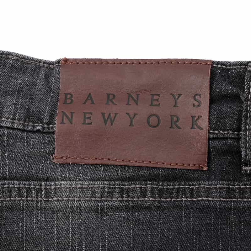 BARNEYS NEW YORK スリムストレートデニムパンツ GRAY