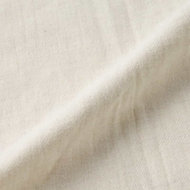 FIGARET FIGARET＜フィガレ＞ バーニーズ　ニューヨーク限定フランネル素材カジュアルシャツ IVORY