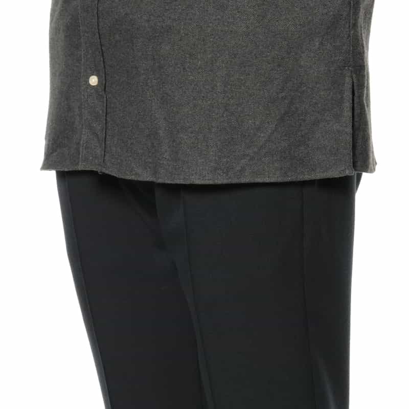 FIGARET FIGARET＜フィガレ＞ バーニーズ　ニューヨーク限定フランネル素材カジュアルシャツ DARK GRAY