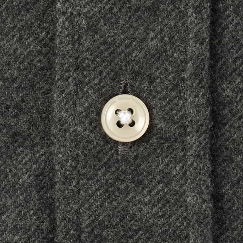 FIGARET FIGARET＜フィガレ＞ バーニーズ　ニューヨーク限定フランネル素材カジュアルシャツ DARK GRAY