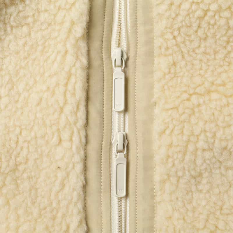 BARNEYS NEW YORK ボアフリースベスト WHITE