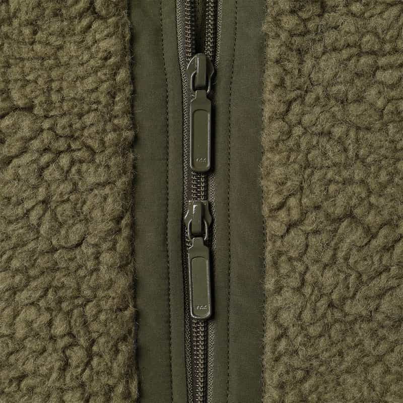 BARNEYS NEW YORK ボアフリースベスト KHAKI