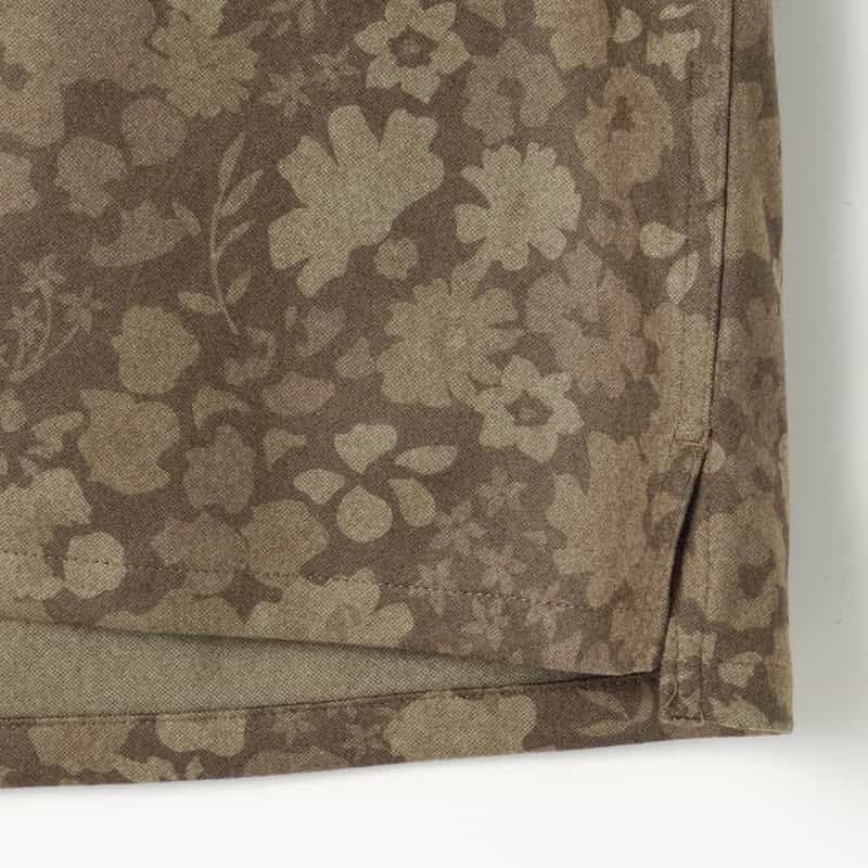 BARNEYS NEW YORK フラワー柄プリントシャツ BEIGE