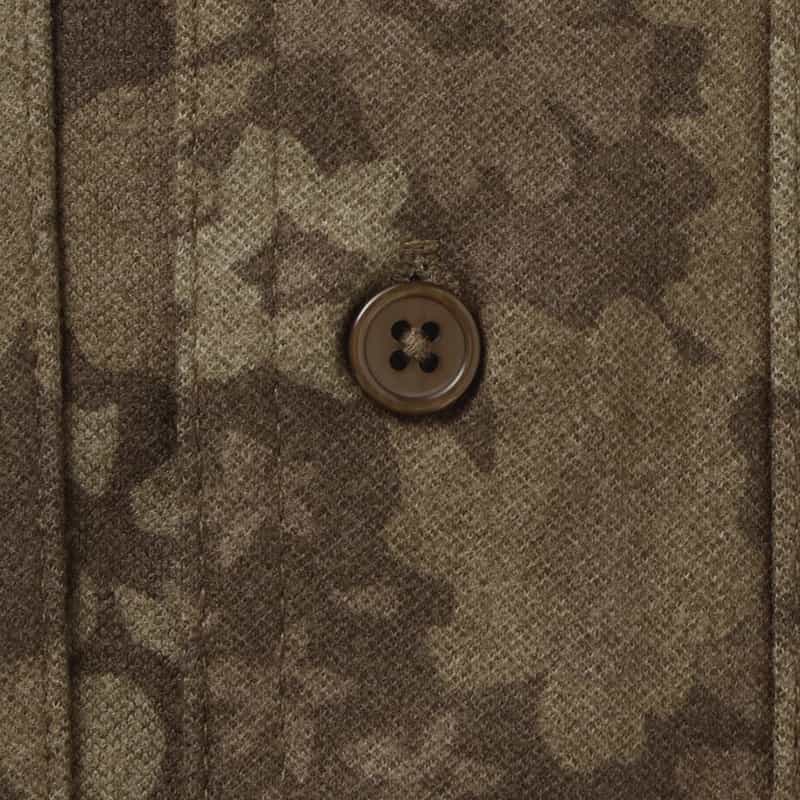 BARNEYS NEW YORK フラワー柄プリントシャツ BEIGE