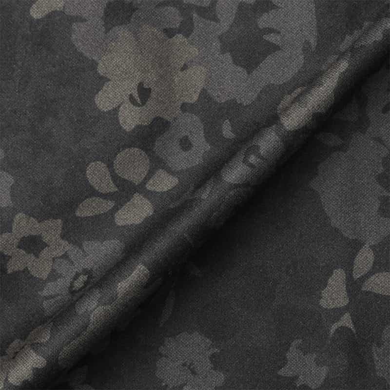 BARNEYS NEW YORK フラワー柄プリントシャツ GRAY