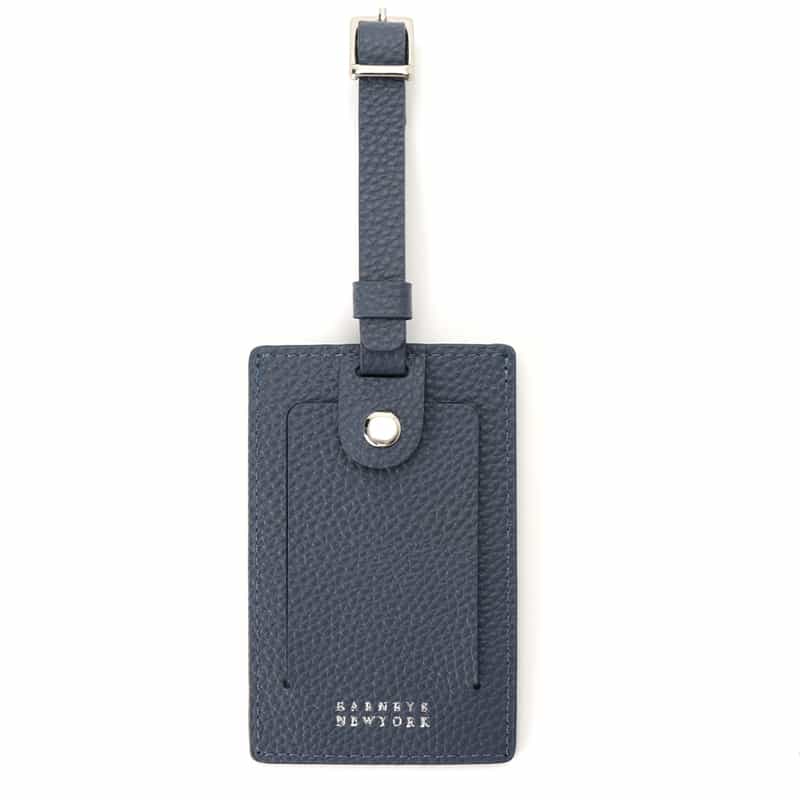 BARNEYS NEW YORK レザーラゲージタグ BLUE