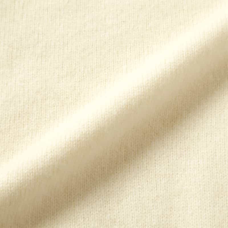 BARNEYS NEW YORK ウールカシミヤシルク タートルネックニットプルオーバー WHITE