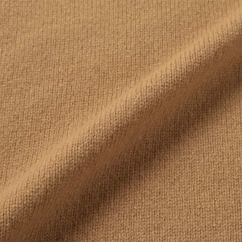 BARNEYS NEW YORK ウールカシミヤシルク タートルネックニットプルオーバー BROWN