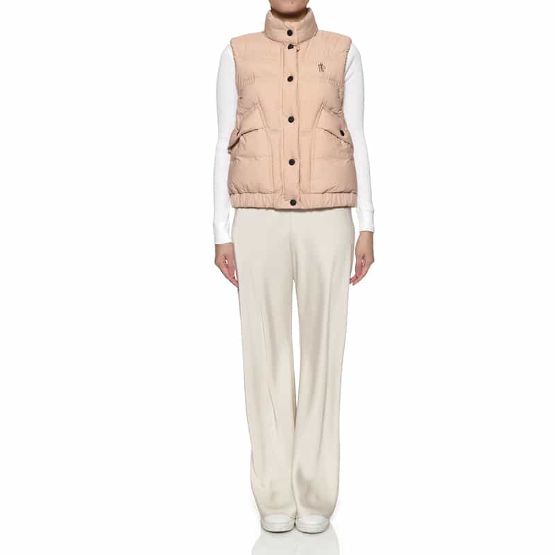 BARNEYS NEW YORK ウォッシャブル サテンワイドイージーパンツ IVORY