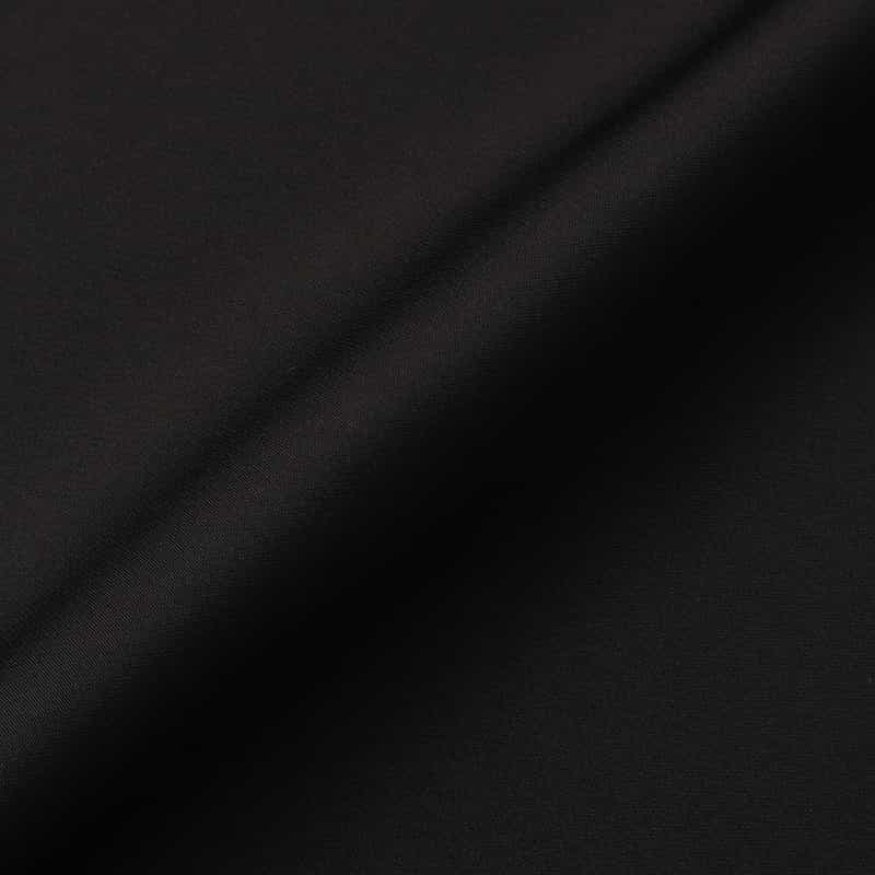 BARNEYS NEW YORK ウォッシャブル サテンワイドイージーパンツ BLACK