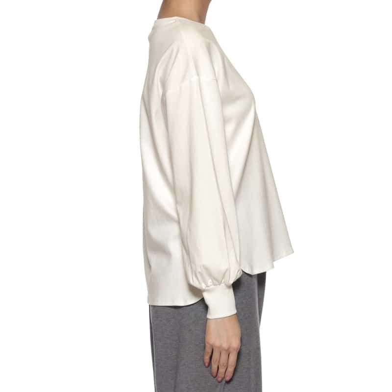 BARNEYS NEW YORK ウォッシャブル ボリュームスリーブデザインカットソー IVORY