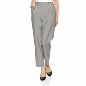 ウォッシャブル 2WAYストレッチ タック入りテーパードパンツ