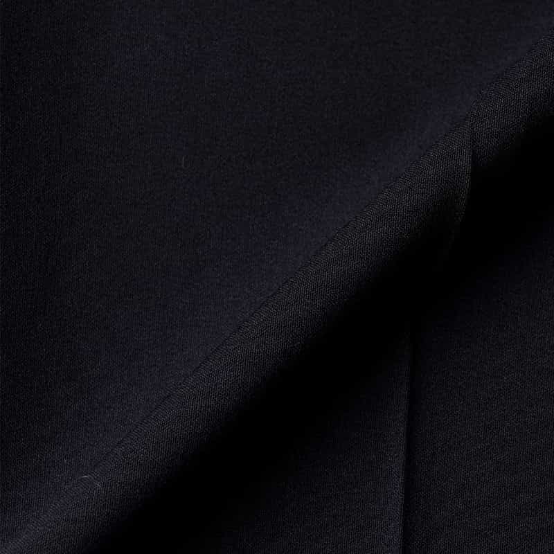 BARNEYS NEW YORK ウォッシャブル 2WAYストレッチ タック入りテーパードパンツ NAVY