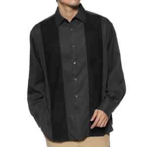 レース切替 ルーズフィットシャツ