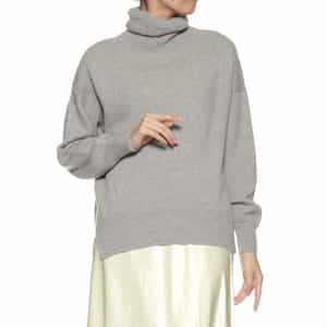 タートルネックニットプルオーバー(ロロ・ピアーナ社製カシミヤ使用)