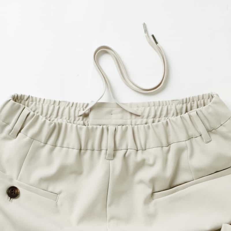 BARNEYS NEW YORK ウォッシャブル イージーパンツ IVORY