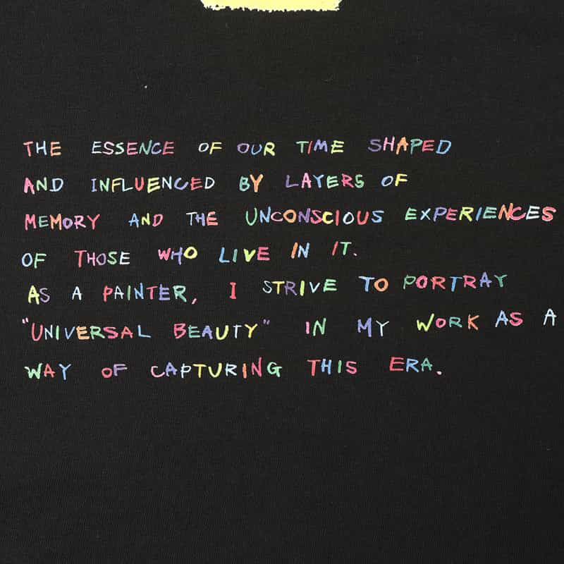 BARNEYS NEW YORK KAZUSA MATSUYAMA<カズサ マツヤマ> コラボレートTシャツ BLACK