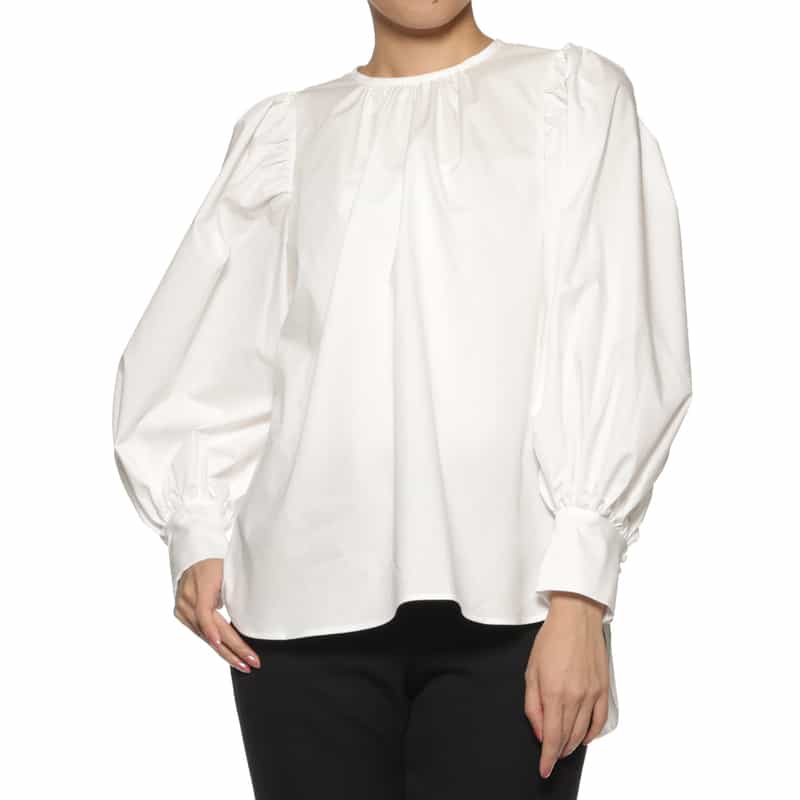 ウォッシャブル ボリュームスリーブ ブラウス