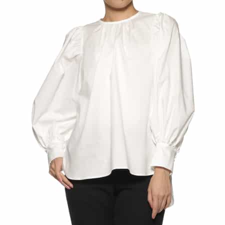 ウォッシャブル ボリュームスリーブ ブラウス