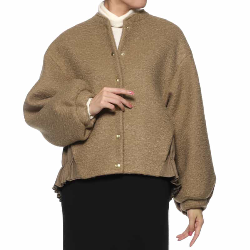 BARNEYS NEW YORK コンビネーション ブルゾン BROWN