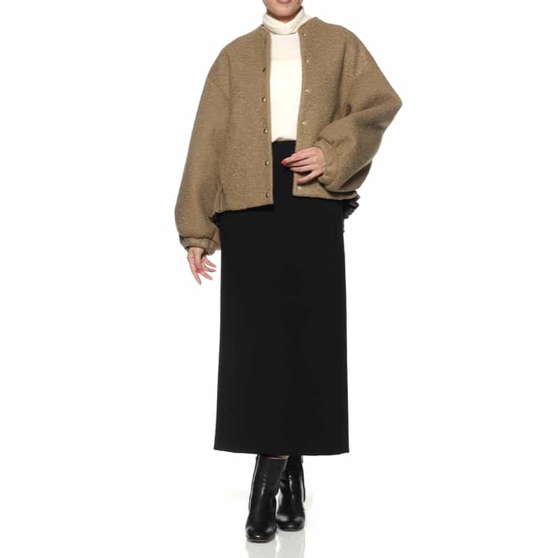 BARNEYS NEW YORK コンビネーション ブルゾン BROWN