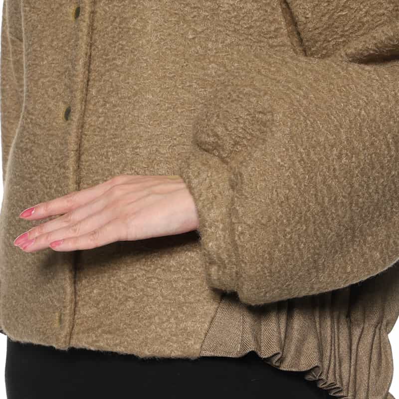 BARNEYS NEW YORK コンビネーション ブルゾン BROWN