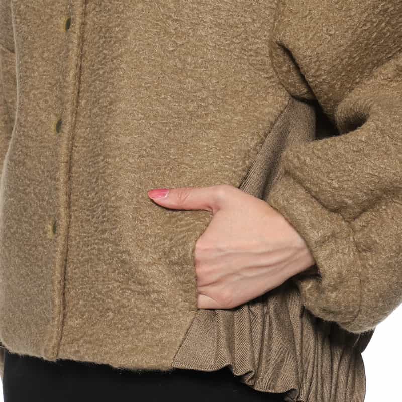 BARNEYS NEW YORK コンビネーション ブルゾン BROWN