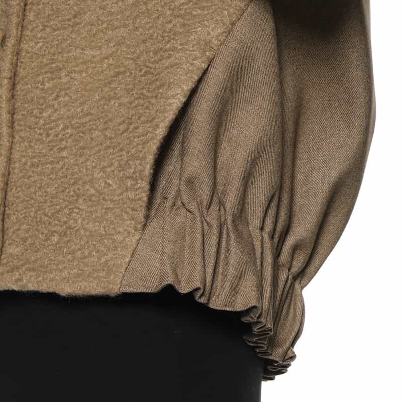 BARNEYS NEW YORK コンビネーション ブルゾン BROWN