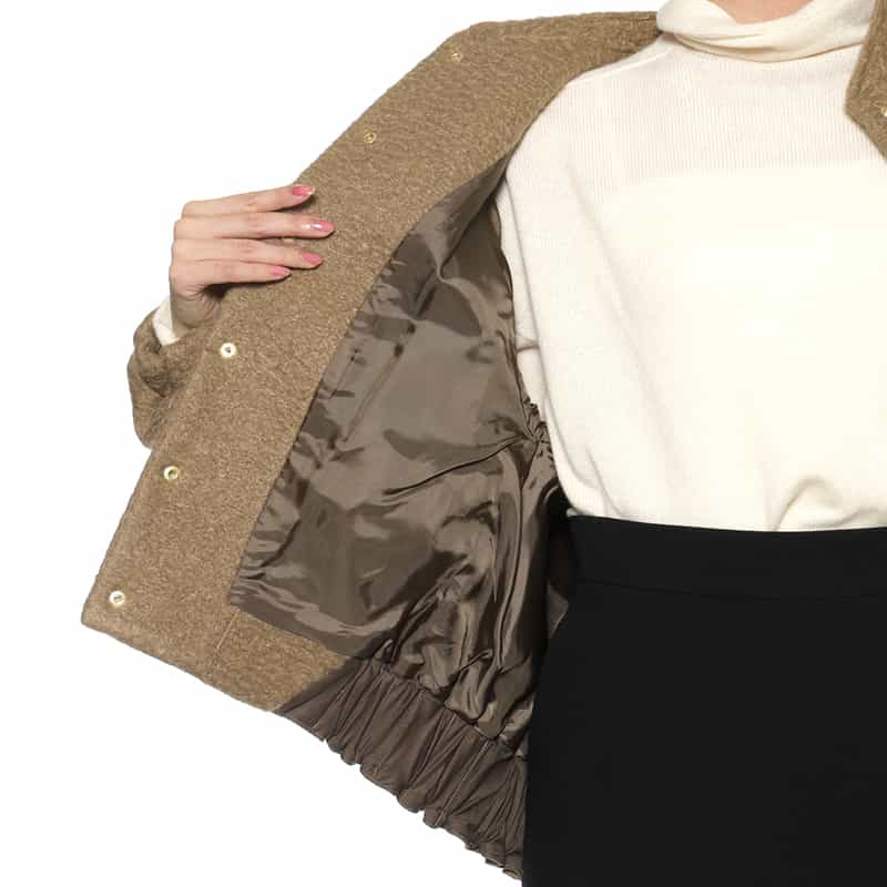 BARNEYS NEW YORK コンビネーション ブルゾン BROWN