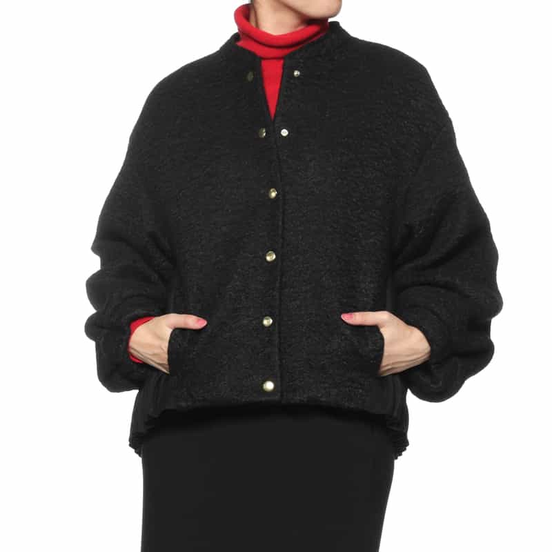 BARNEYS NEW YORK コンビネーション ブルゾン BLACK