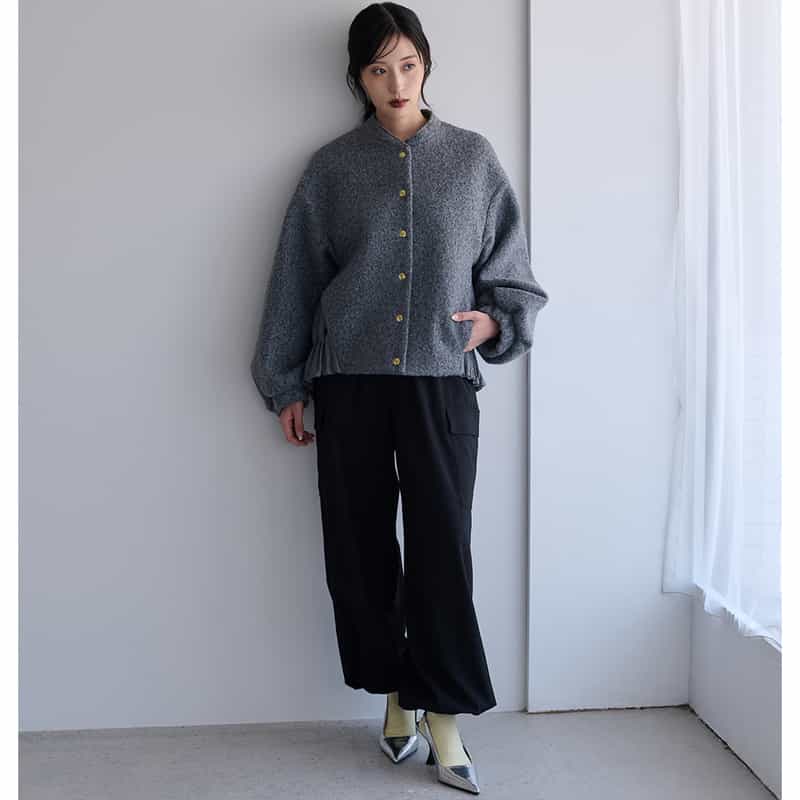 BARNEYS NEW YORK コンビネーション ブルゾン GRAY